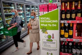 The UK’s biggest supermarkets have said they will refuse entry to shoppers who do not wear masks (Getty Images)