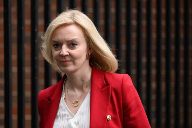Foreign Secretary Liz Truss leaves number 10, Downing Street on January 11, 2022 in London, England. (Image credit: Leon Neal/Getty Images)