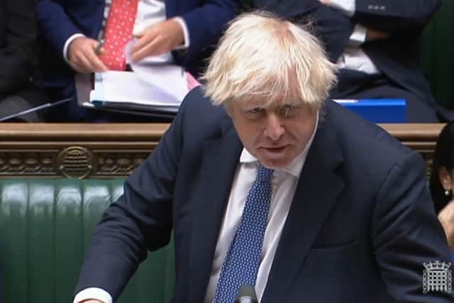 Boris Johnson's shameless attempt to hide behind his staff won’t get him very far (Picture: House of Commons/PA)