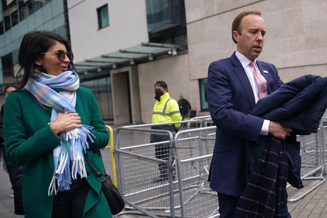 There are fears that changes to the Official Secrets Act could criminalise reporting of news like Matt Hancock's affair with Gina Coladangelo (Picture: Yui Mok/PA Wire)