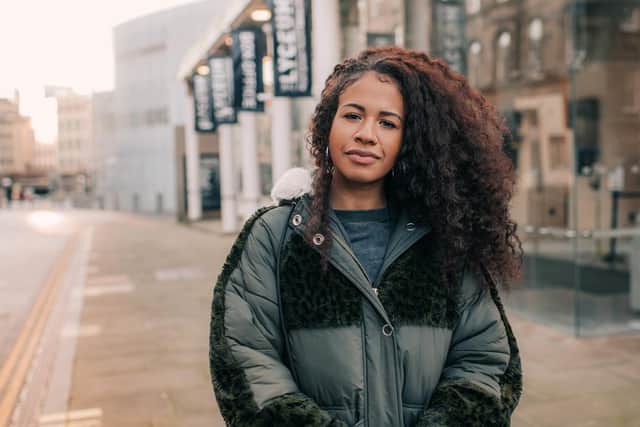 Edinburgh poet and actress Courtney Stoddart