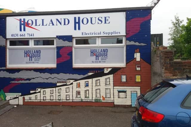 The mural at Holland House