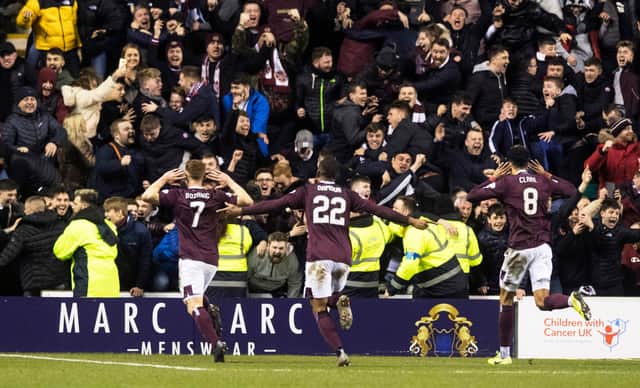 Hearts fans will hope to have more to celebrate in future.