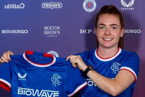 Colette Cavanagh was named in last year's SWPL team of the year. Credit: Rangers FC Twitter