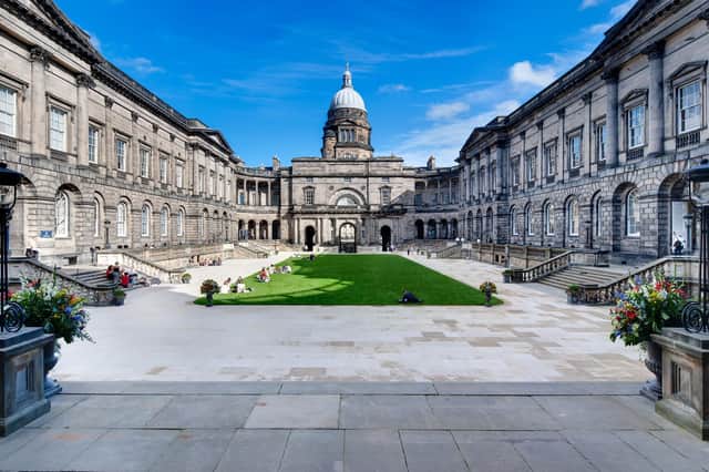 Edinburgh University Old College quad. Picture: Neale Smith