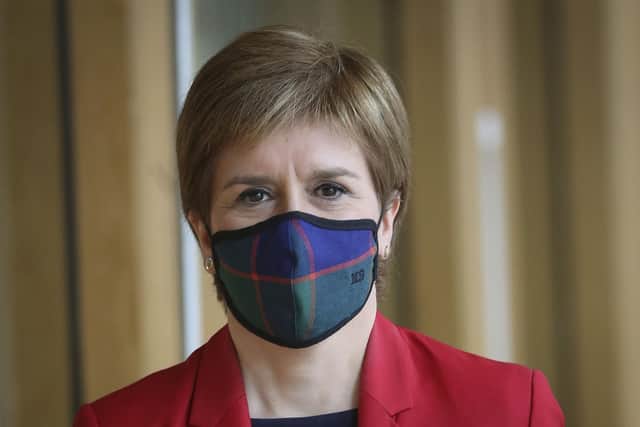 First Minister Nicola Sturgeon will give an update at 12.15pm on Friday, May 21. (Photo by Andy Buchanan - WPA Pool/Getty Images)