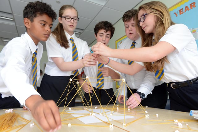 Engineering and Maths (STEM) day at Whitburn C of E Academy in 2015. Recognise anyone?
