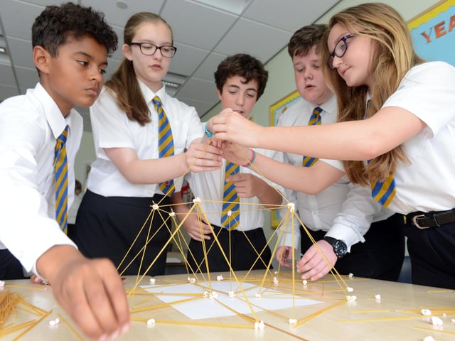 Engineering and Maths (STEM) day at Whitburn C of E Academy in 2015. Recognise anyone?