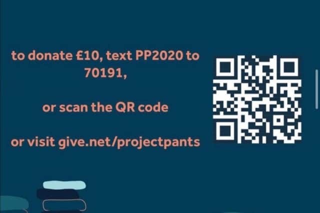 Project Pants QR codes.