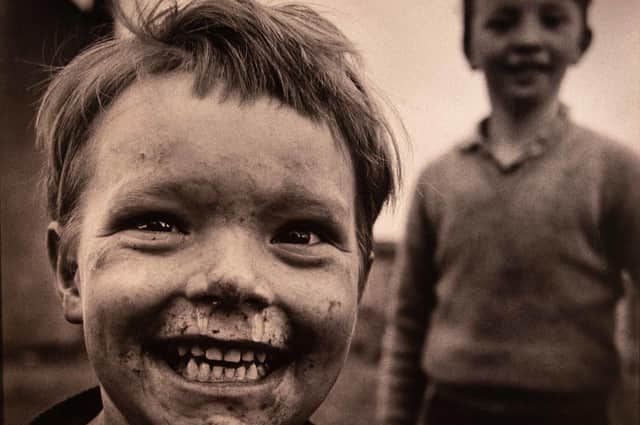 Carnegie Library and Galleries of Joseph McKenzie's photo of a young boy in Dunfermline in the 1960s