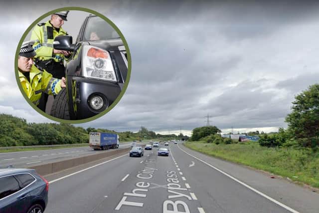 Edinburgh Bypass, where four drivers were stopped for using vehicles without MOT picture: Google Images/Police Scotland