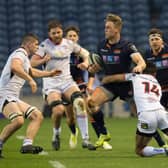 Duhan van der Merwe in action for Edinburgh against Ulster, who are due at BT Murrayfield next Saturday. Picture: SRU/SNS