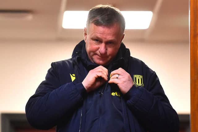 Michael O'Neill, manager of Stoke City (Photo by Nathan Stirk/Getty Images)