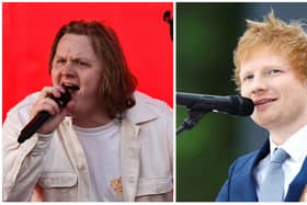 Lewis Capaldi has been forced to move from the converted farmhouse he bought for £1.6 million after it turned out to be a “hell hole” – and he’s blaming pal Ed Sheeran. Picture: Capaldi / Getty; Sheeran / Third Party
