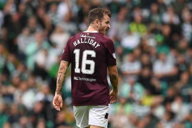 Andy Halliday is eager for Hearts to make an impression in Riga.