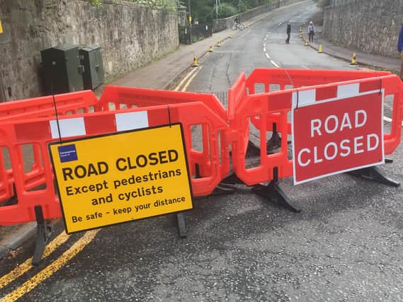 Braid Road has been closed to traffic since early in the pandemic