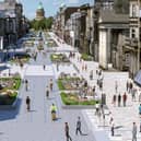 The changes to George Street will see the current parking down the centre of the street removed, buses rerouted, the pavement widened and the carriageway become a 'cycle street'