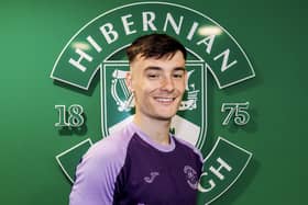 Dylan Levitt has signed a three-year deal at Easter Road and is aiming to get back in the Wales squad. Picture: Hibernian FC