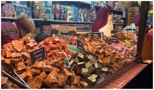 The sweet-toothed will find plenty of treats at the Edinburgh Christmas Market