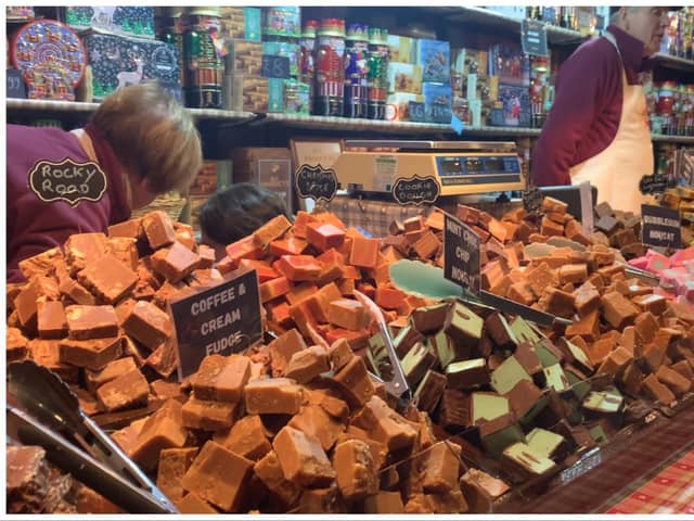 The sweet-toothed will find plenty of treats at the Edinburgh Christmas Market
