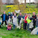 The Friends of St Katharine's Park on a clean up