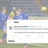 The now-deleted tweet from the Queen of the South account
