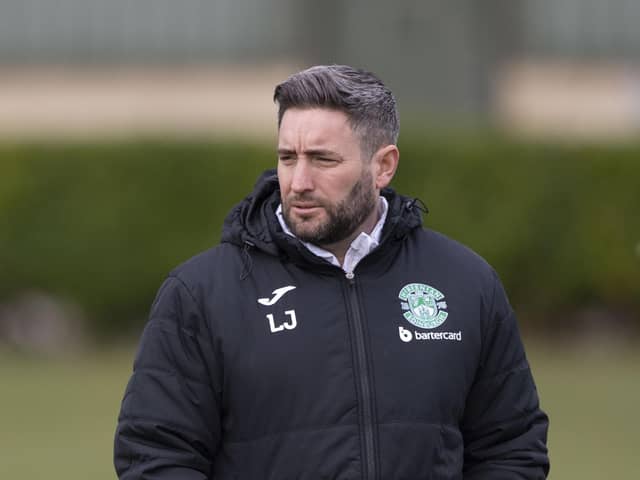 Recruitment efforts are already under way at Hibs, according to manager Lee Johnson