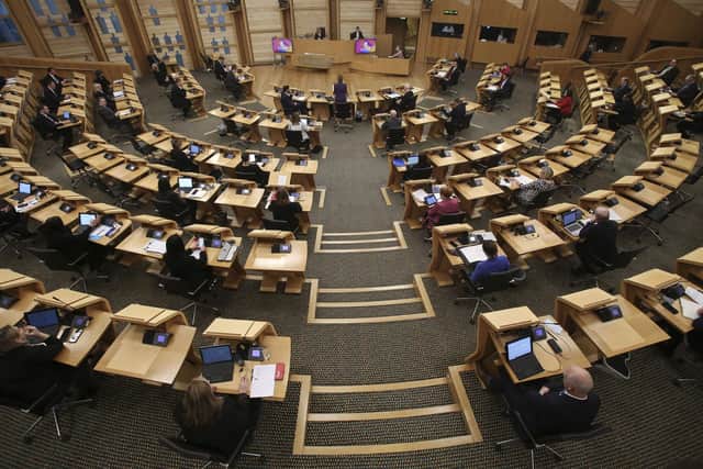 A one-minute silence will be held at the Scottish Parliament for all women killed by men this year.