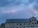 Multiple lightning strikes lit up the sky above Sighthill, Edinburgh, on Friday night. Pictures and Video: Jamie Mackinnon