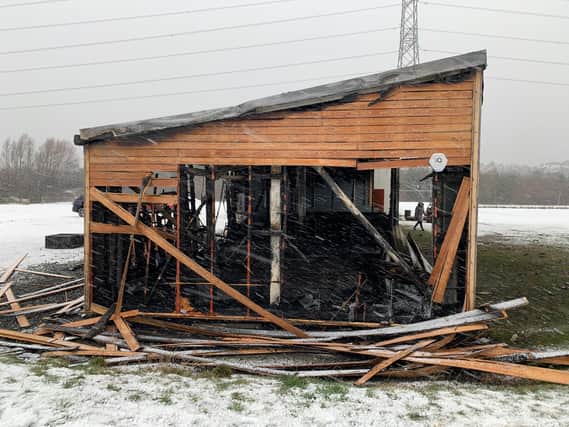 The new Swanston Golf Academy has been destroyed by fire - but a fundraiser has been launched to help pay for the rebuild.