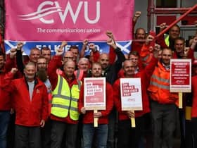 Postal strikes planned for the next two weeks have been called off but are due to resume on November 12. Picture: Michael Gillen.