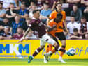 Barrie McKay in action for Hearts in the 4-1 win over Dundee United at Tynecastle earlier this season. Picture: SNS