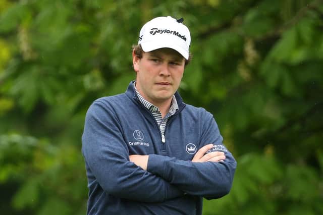 Bob MacIntyre takes a moment to reflect on the sixth hole during the final round of the Betfred British Masters hosted by Danny Willett at The Belfry in Sutton Coldfield. Picture: Andrew Redington/Getty Images.