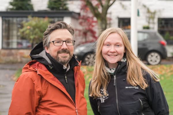 Stuart Guzinski and Jules Ryan from Forth Environment Link, who are leading the charity’s 20-minute neighbourhood project (Pic: Paul Saunders)