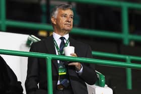 Hibs owner Ron Gordon during a Ladbrokes Premiership match between Hibernian and Rangers, at Easter Road, on December 20, 2019. (Photo by Alan Harvey / SNS Group)
