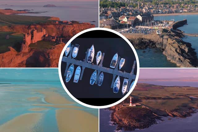 Epic drone footage captures Scotland's stunning coastline like never before - including in the Lothians