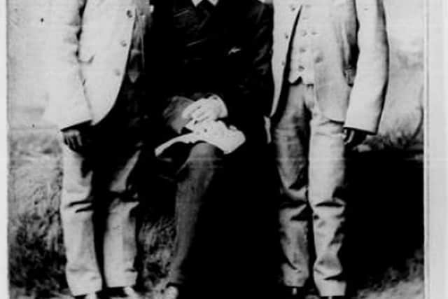 Missionary Joseph Clarke, who lived with his adopted son Tom in Morningside and three other children from the Congo. He is pictured in Aberdeen in the late 19th Century with two boys likely taken on tour with him to fundraise for mission work. PIC: Regions Beyond Missionary Work.