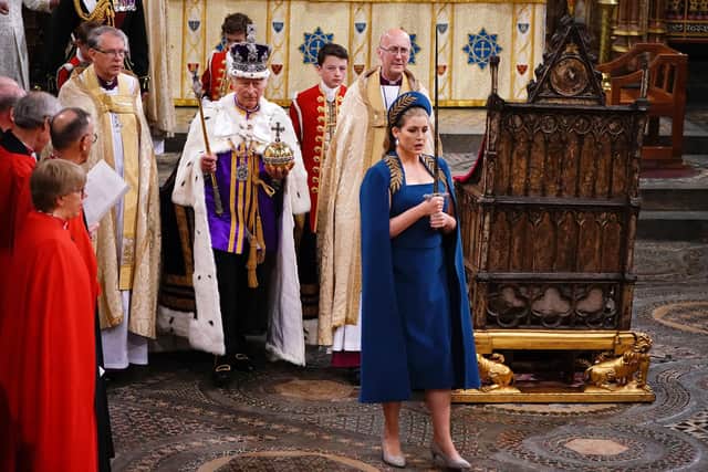 Penny Mordaunt, who famously held the Sword of State during King Charles' coronation ceremony, proved so popular that her Fringe appearance had to be moved to a bigger venue. Picture: Yui Mok/PA Wire