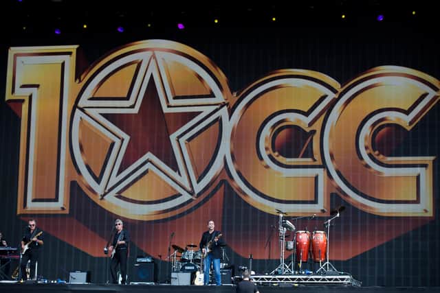 10cc are one of the highlights of the Friday night lineup.
