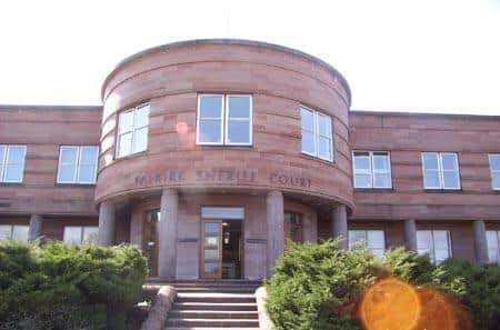 The case was heard at Falkirk Sheriff Court