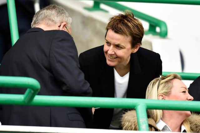Hibs announced Ms Dempster's resignation earlier today.