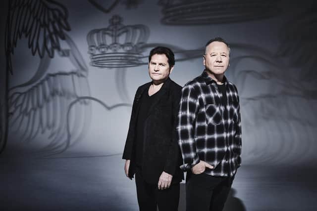 Jim Kerr and Charlie Burchill of Simple Minds. Photo: Dean Chalkley.