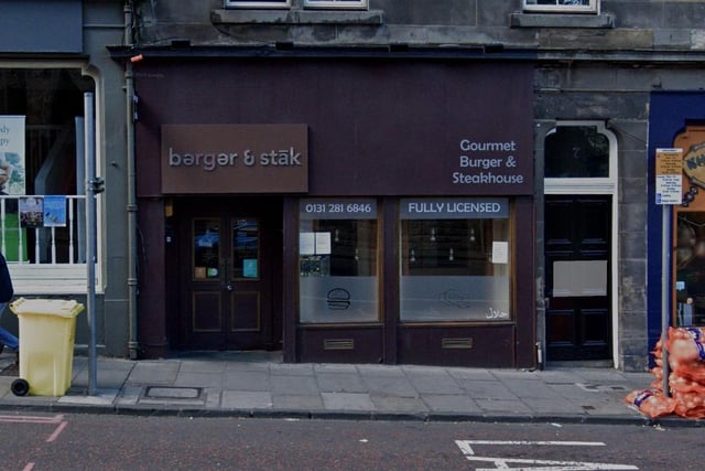 Saj Hamid chose this Gillespie Place dine-in and takeaway establishment. He said: "Berger & Stak do some amazing burgers for Edinburgh, with my fave being their spicy buffalo chicken and the Fire burger with Naga chilli sauce for those that like a bit of spice. Plus they also have a good range of steaks as well."