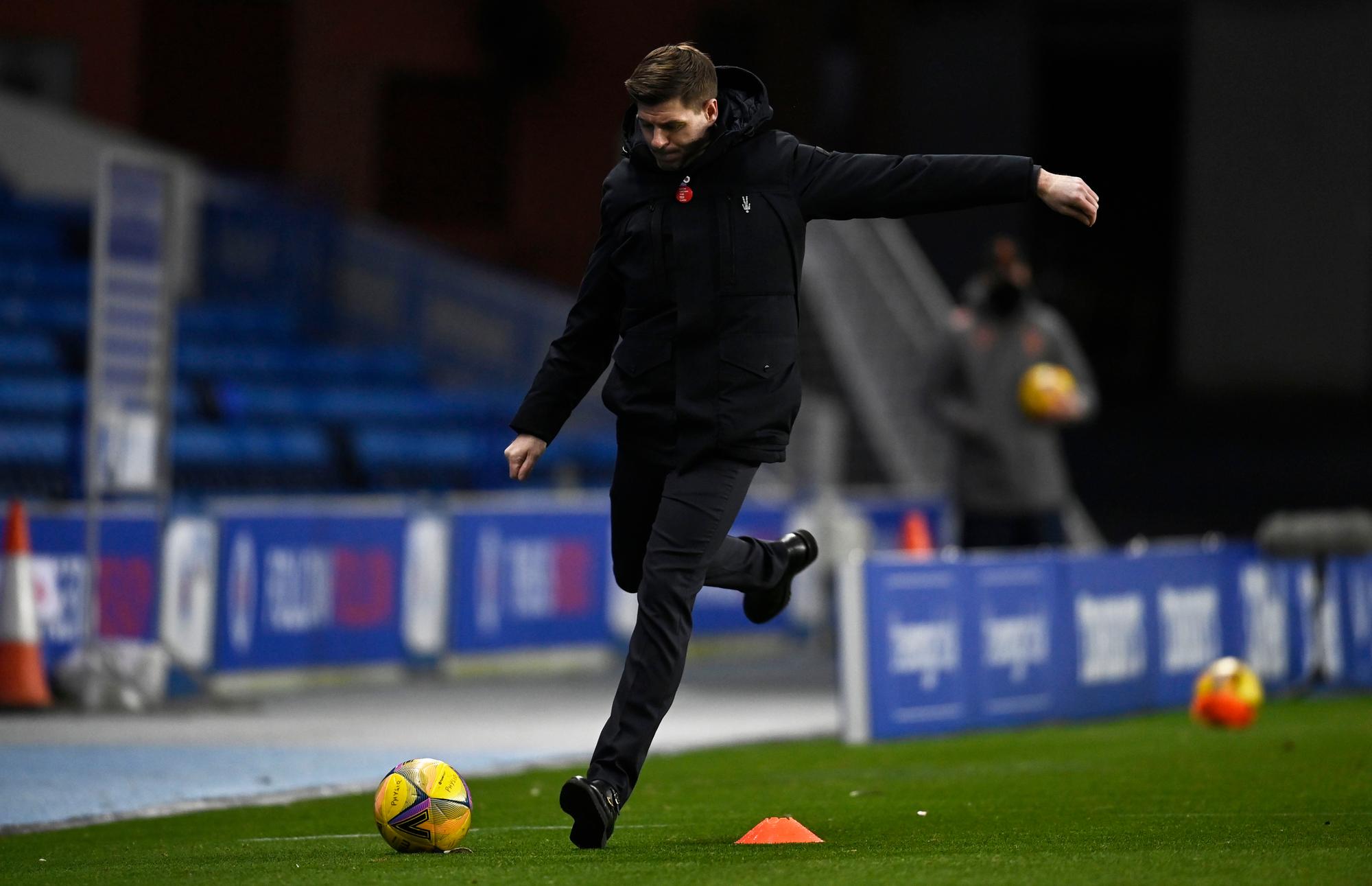 Steven Gerrard has a couple of selection headaches for the Rangers clash with Celtic. Picture: SNS