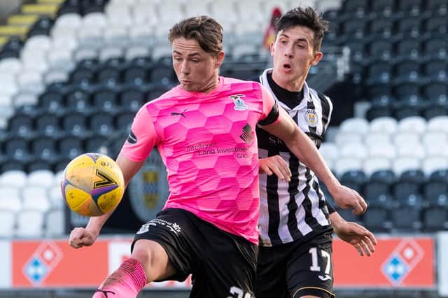 Scott Allan played the full 90 minutes for Inverness against St Mirren.