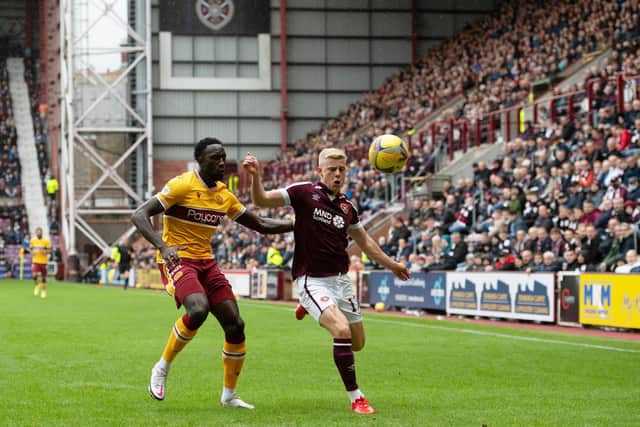 Alex Cochrane is enjoying his time on loan at Hearts.