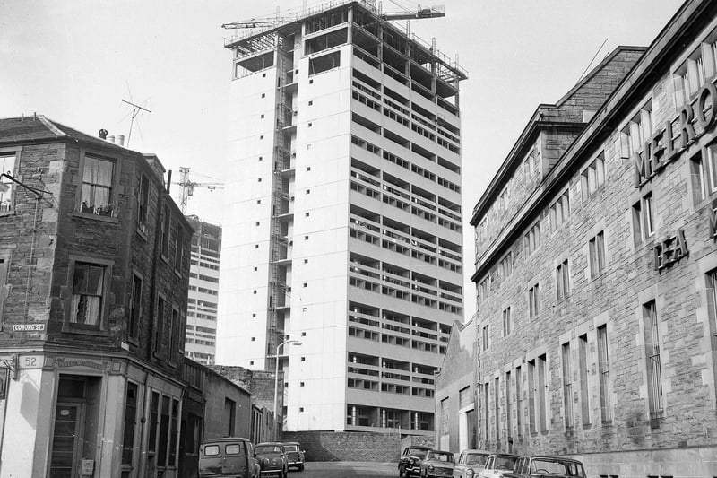 Leith Multi-storey flats in Admiralty Street, 1960s.