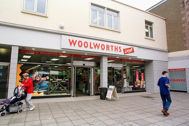 Woolworths in Dalkeith, Midlothian, 1998.