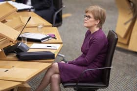 Nicola Sturgeon made a speech to the Scottish Parliament today