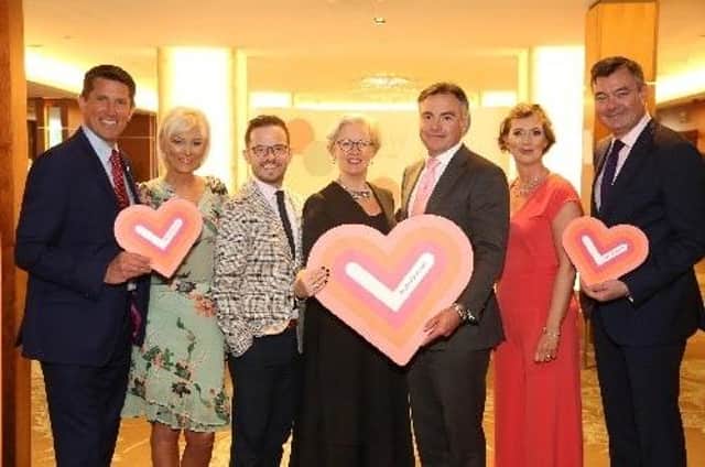 Grant Stott and guests from 2019 at the Ladies Love Lunch charity event